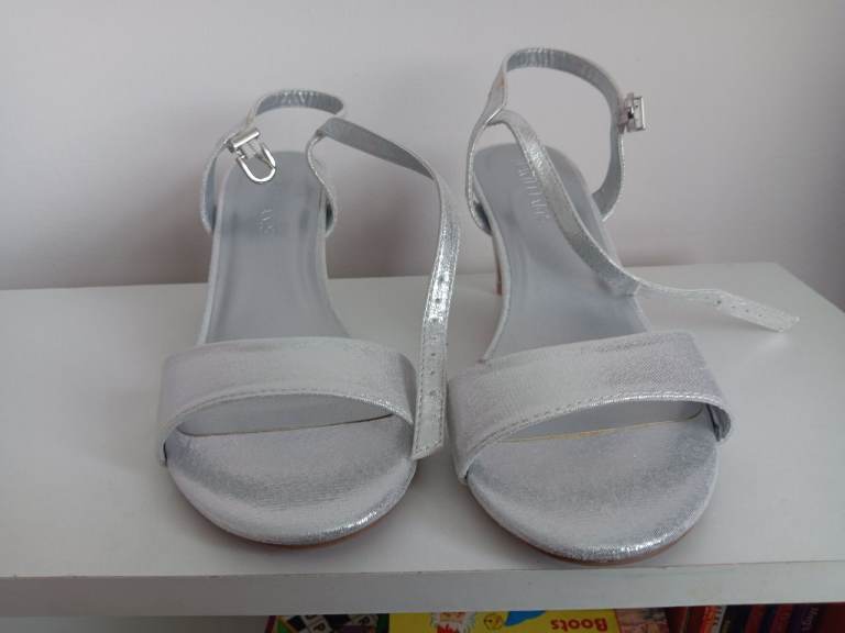 Silver shoes