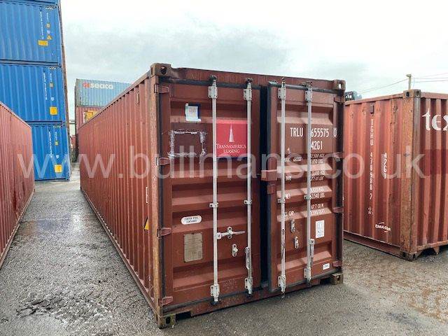 40ft Standard Shipping Containers – CSC Plated – From £1250 + VAT