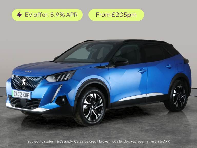 2022 Peugeot E-2008 50kWh GT SUV 5dr Electric Auto (7kW Charger) (136 ps) - REVERSE CAM - NAV - S...