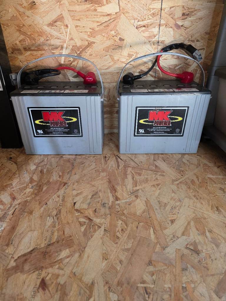12v 79ah battery ( a pair ) 