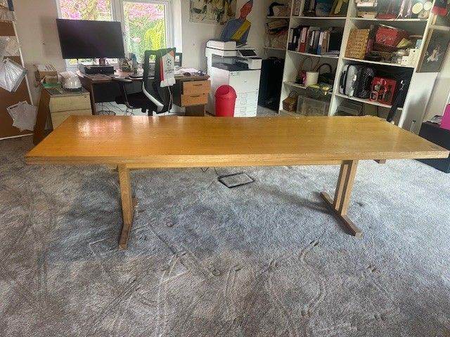 LARGE WOODEN OFFICE TABLE / DESK