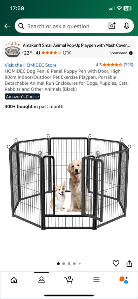 Puppy pen