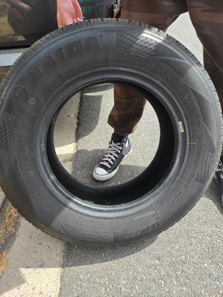 Part worn tyres ×2