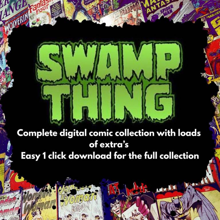 Swamp Thing Digital Comic Collection Packed with Series and Extra's