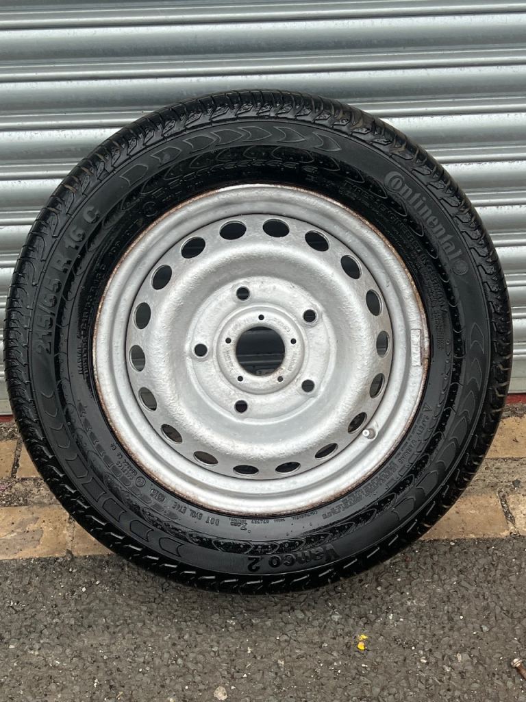 Ford transit customMk8 spare wheel new tyre continental 