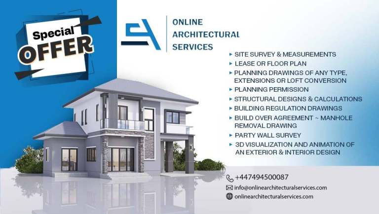 Architectural Services/ Planning Applications/ Drawings/ Extension/ Loft Design/ Structural Engineer