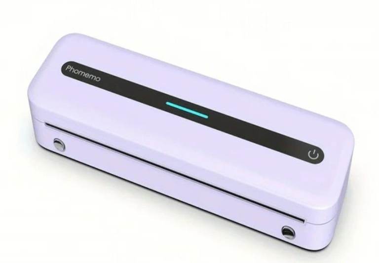 Purple/Lilac Phomemo M832 Thermal Portable Wireless Printer **BARGAIN BUNDLE**