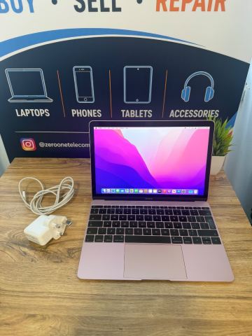 Apple Macbook 12 inch 2016 Rose Gold | 8gb ram 256gb SSD Storage