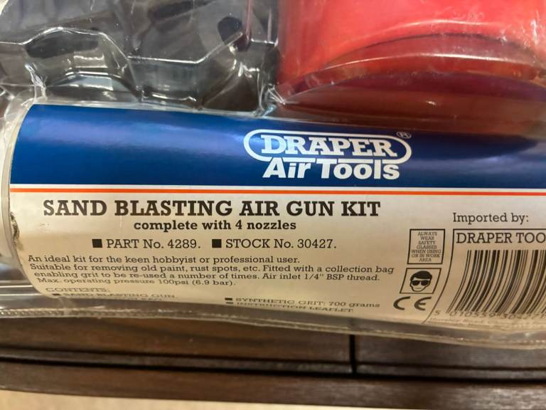 Draper Sand Blasting Air Gun Kit