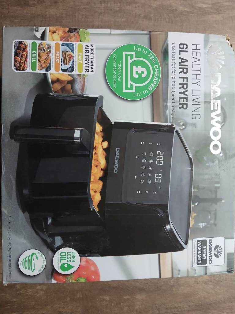 Daewoo 6l airfryer brand new in box