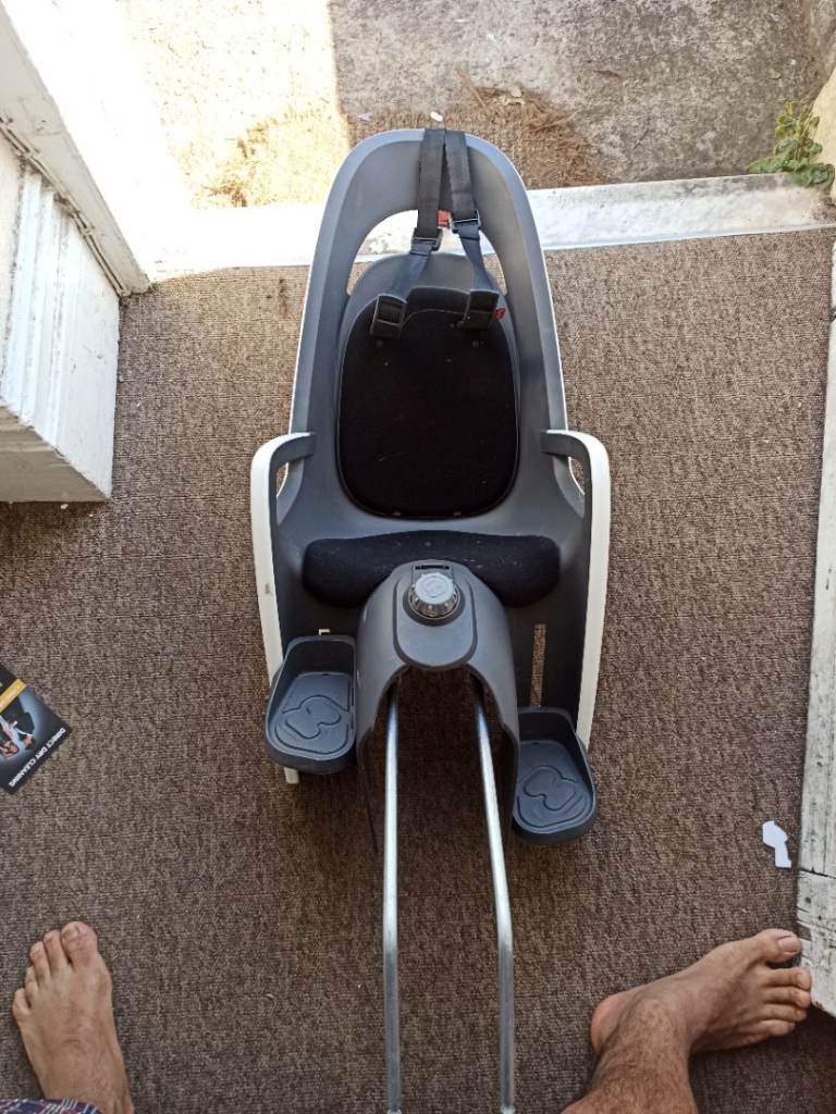 Hamax Child Bike Seat - Black & White, Good Condition