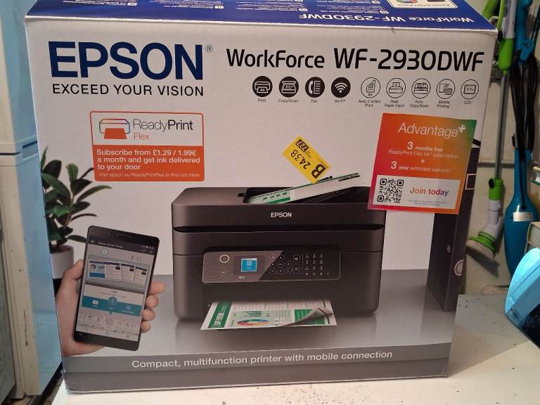 EPSOM Workforce Printer WF2930 DWF - NEW AND UNUSED