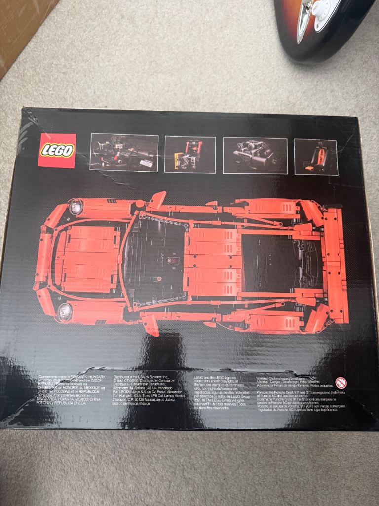 LEGO Technic Porsche 911 GT3 RS 42056 - NEW in Box, Orange, £250.00 for ...