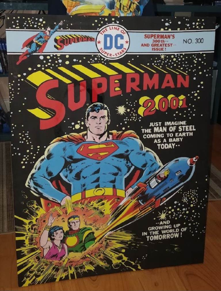Superman 2000 Comic Book Cover Art Print – Good Condition
