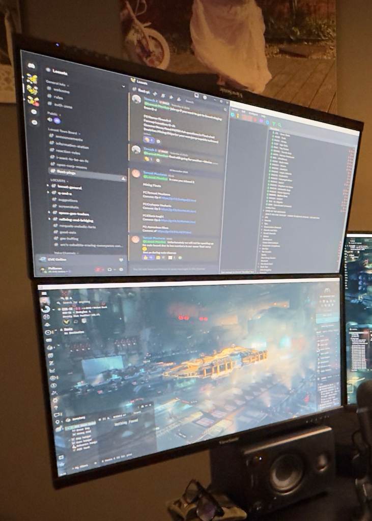 Dual ViewSonic 24” Monitors + Dual Monitor Arm (Full Setup)