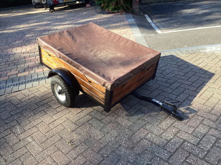 Small wooden road trailer 