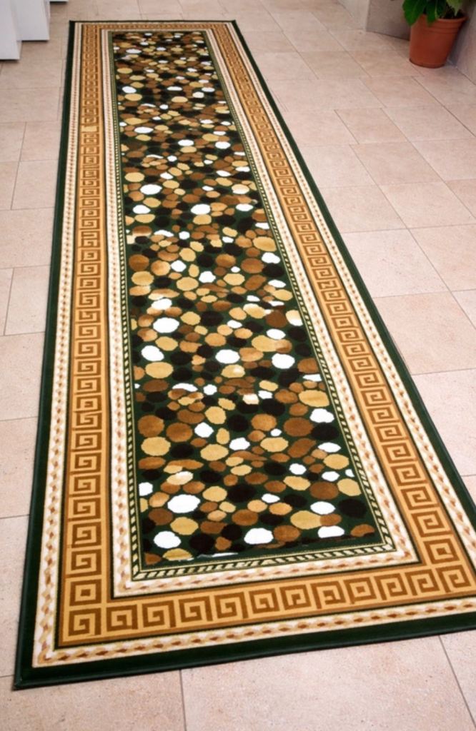 Brand new magic a beautiful long runner hallway corridor Colour green beige size 300×80cm 