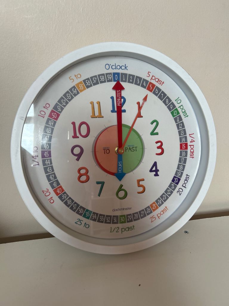 Children’s wall clock