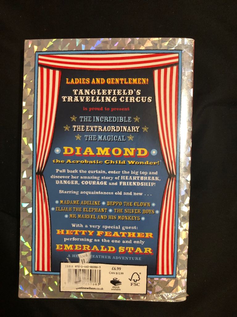 Jacqueline Wilson 'Diamond' Book – Hetty Feather Adventure