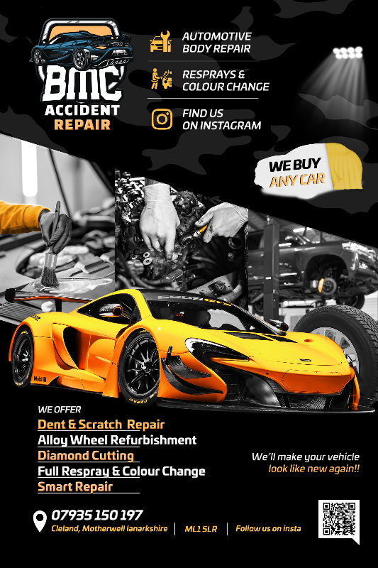 Dent repair * Alloy wheel repair * Car Body repair 