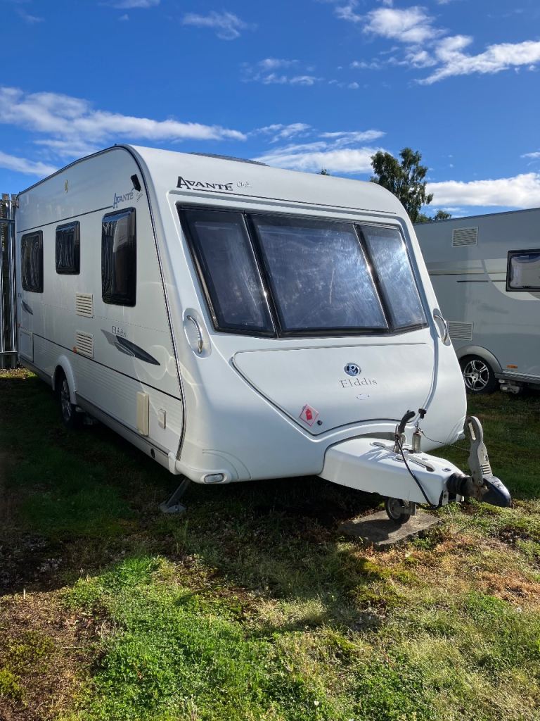 Elddis evante 2008 4 berth fixed bed