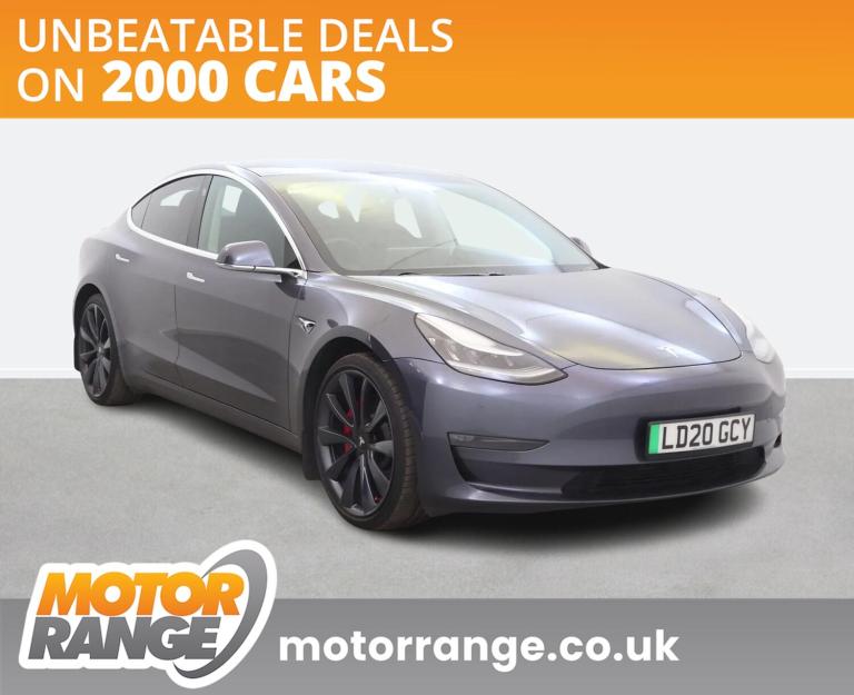 2020 Tesla Model 3 Performance AWD 4dr [Performance Upgrade] Auto Saloon ELECTRIC Automatic