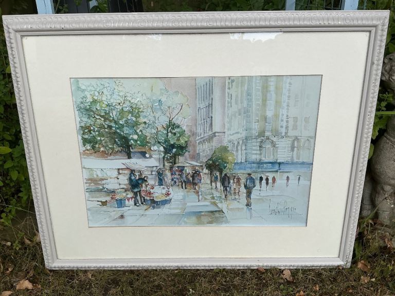 City scene by Luis A Poggio