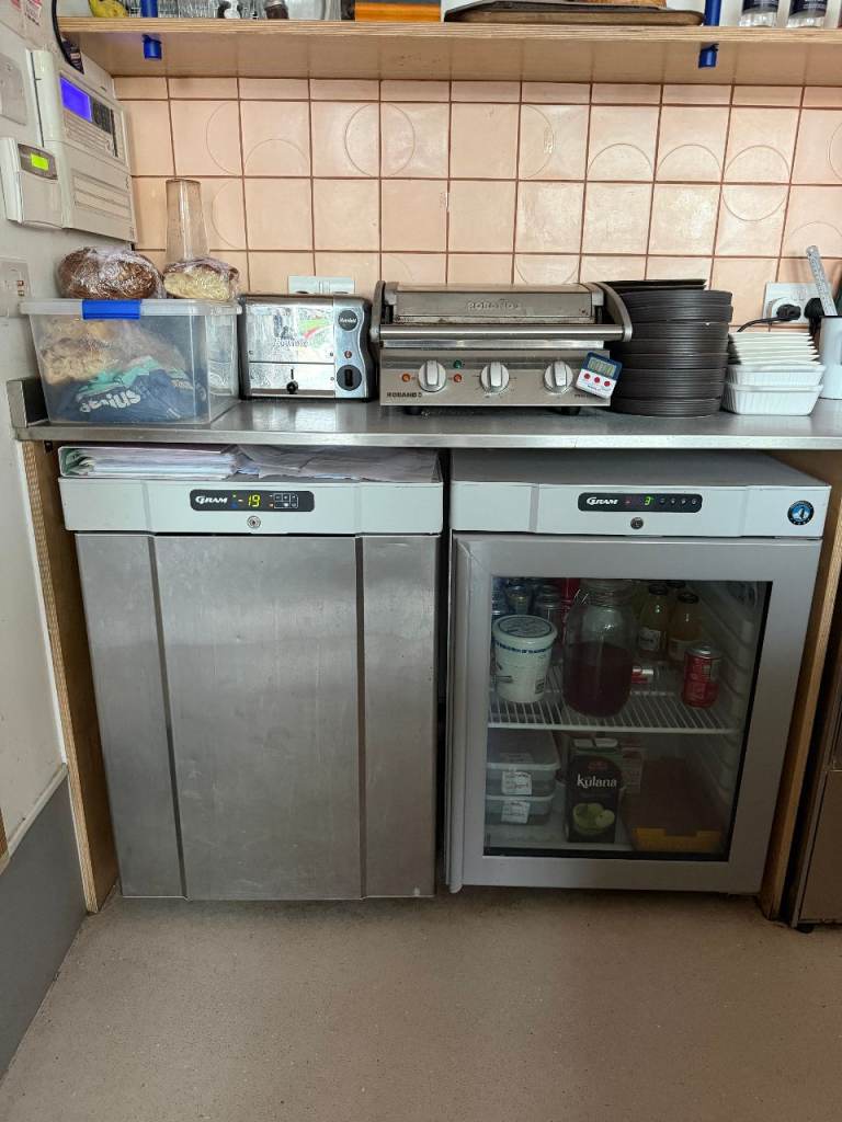 Cafe Equipment Bundle: Glasswasher, Dishwasher, Fridges, Freezer, Microwave