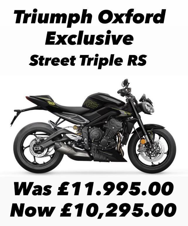 2025/75 Pre Reg Triumph Street Triple RS Motorcycle  - SAVE 1,700