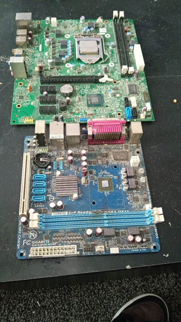 2 mother boards for pc joblot