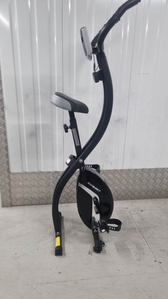 Folding exercise bike, height adjustable seat very good condition 