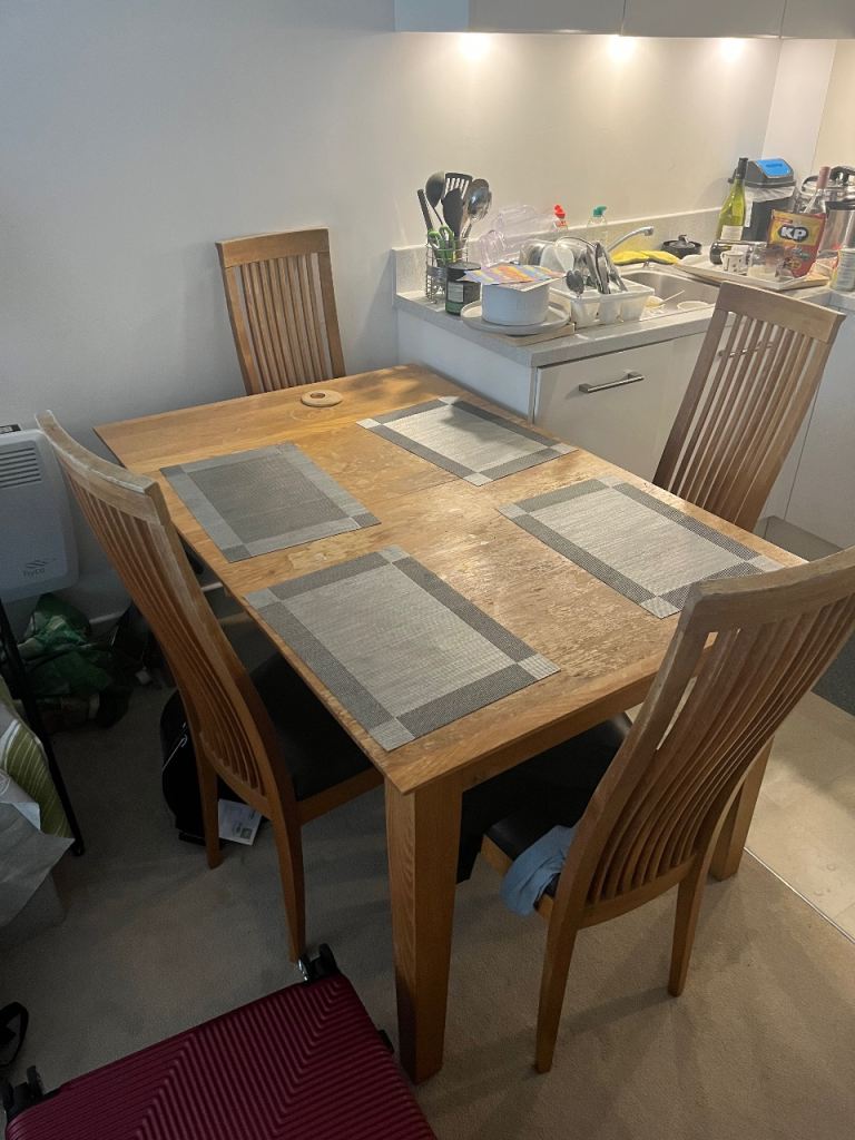Wooden Dining Table - extendable  