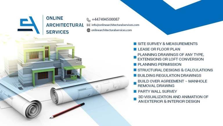 Architectural Services/ Planning Applications/ Drawings/ Extension/ Loft Design/ Structural Engineer