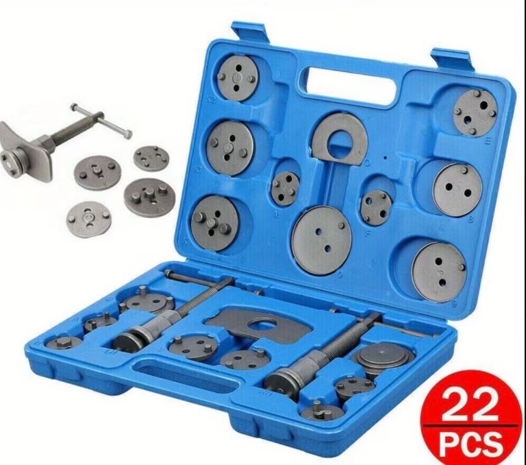 22pcs/ set Auto Car Universal Disc Piston Caliper Brake Rewind Wind Back Tool Kit Set 