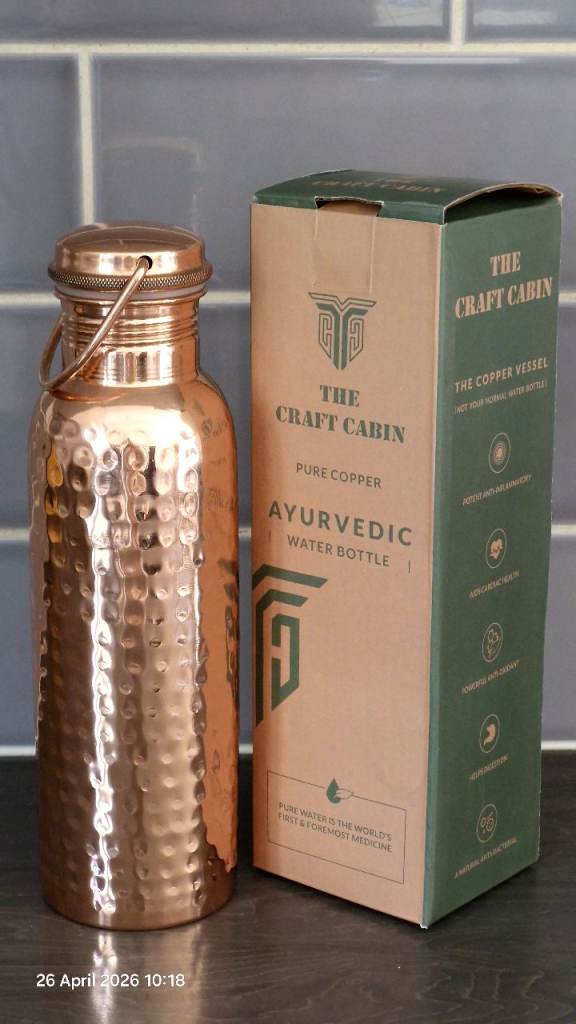 Pure copper water bottle
