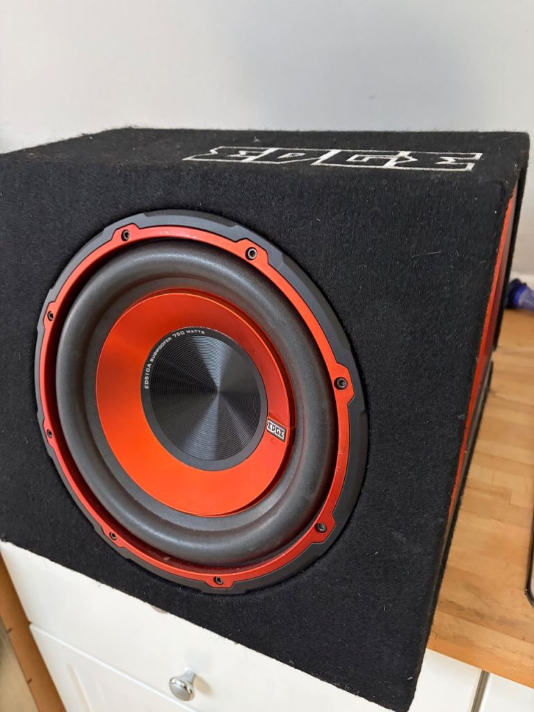 EDGE in-car sub woofer speaker system