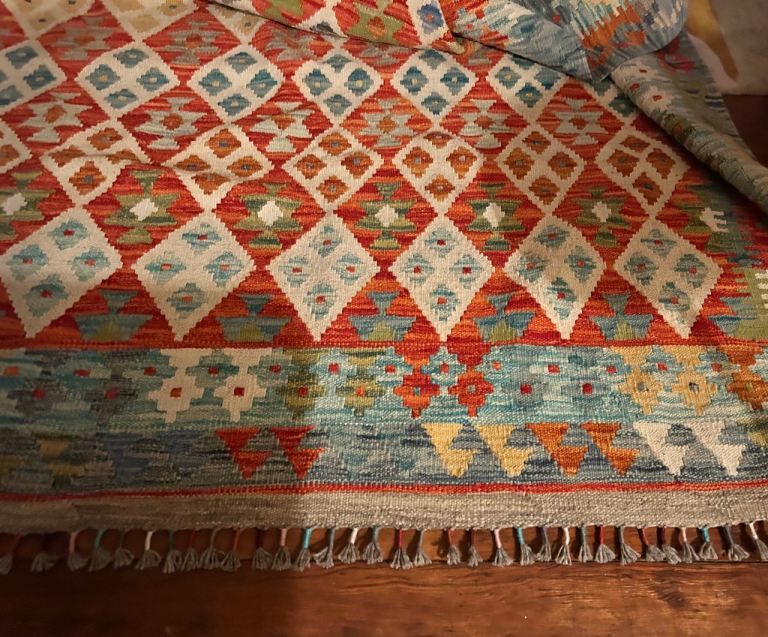 Afghan rug Brand new RRP £1300