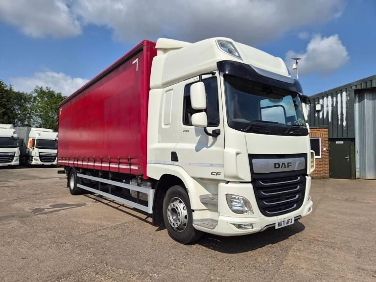 Daf CF 290, 2021/ 71 reg, 28ft Curtainsider Truck, High Sleeper cab, 407 Kms