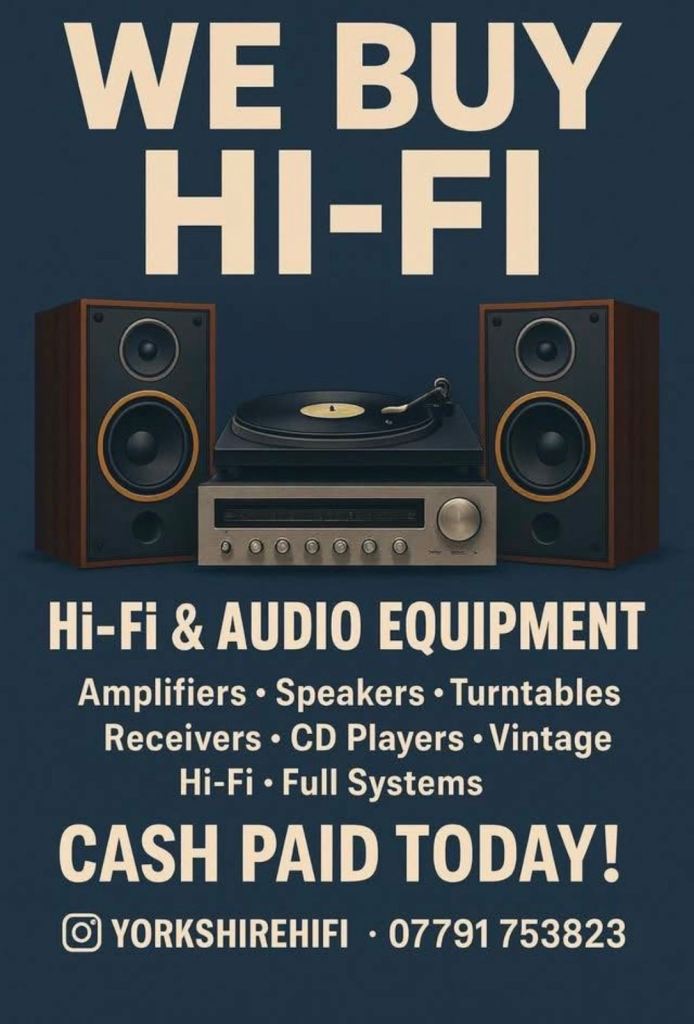 Turntables amplifier’s speakers ect