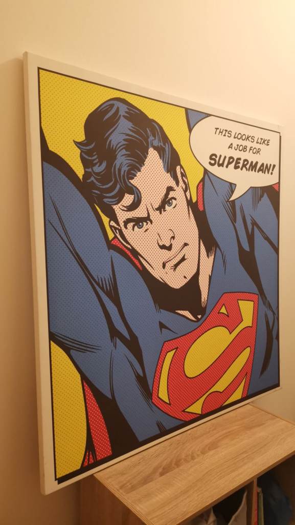 Large superman canvas 