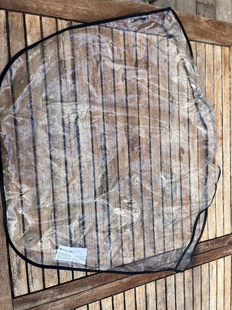 Maclaren Pushchair Rain Cover – Used