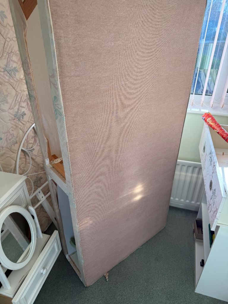 image for Single bed + mattress + headboard 