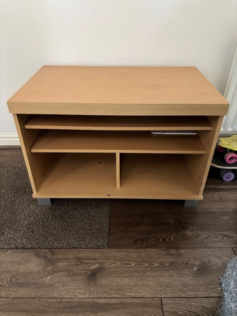 Wooden TV Unit / Media Storage Shelf 