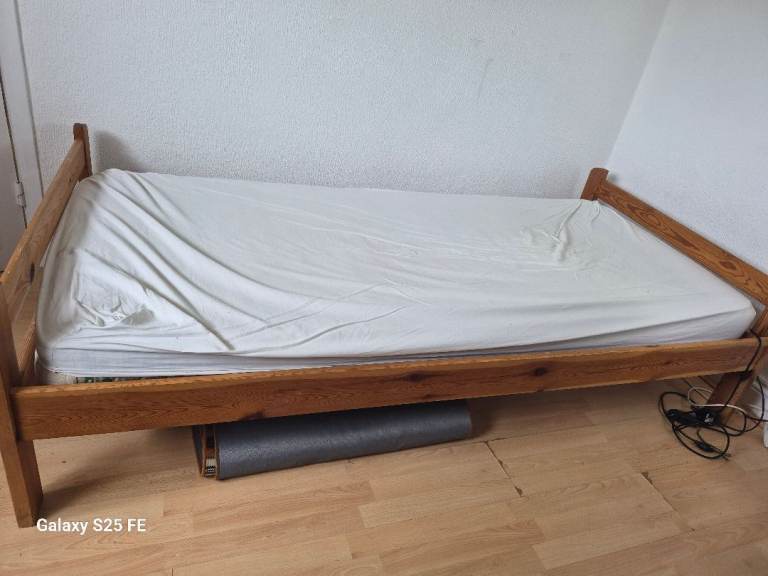 Pine German Single Bed
