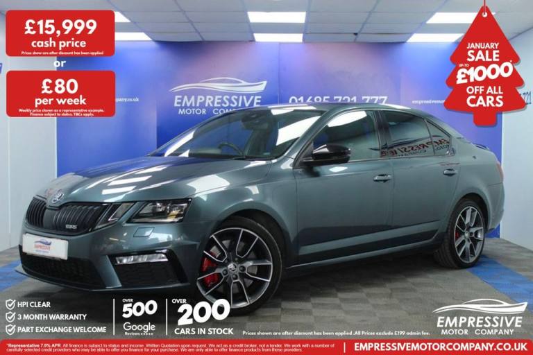 2019 68 SKODA OCTAVIA 2.0 TSI GPF VRS HATCHBACK 5DR PETROL DSG EURO 6 (S/S) (245