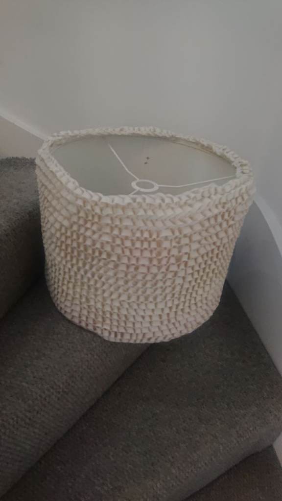 Ikea ceiling light shade cream £5