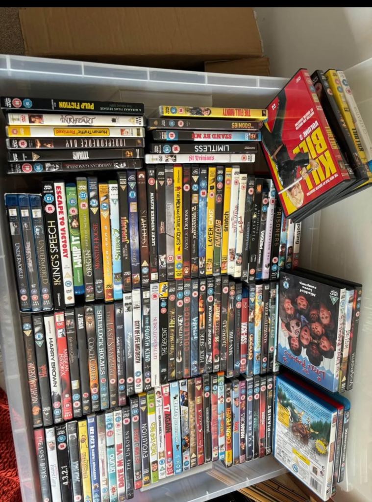 Box of dvds