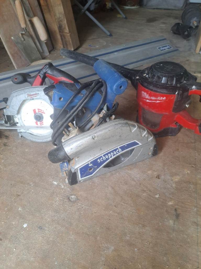 M18 circular saw vac scheppach track saw