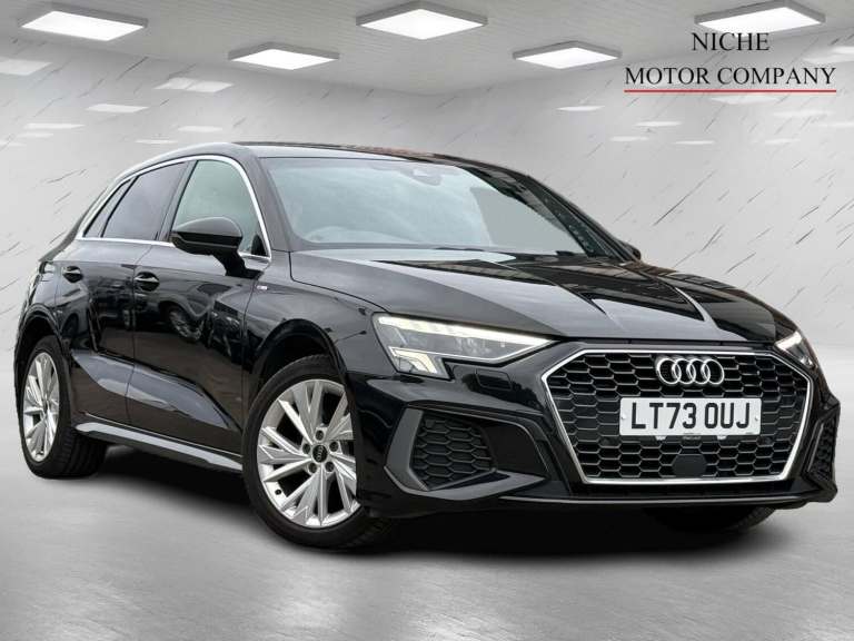 2023 Audi A3 1.4 TFSIe 40 S line Sportback S Tronic Euro 6 (s/s) 5dr 13kWh HATCHBACK Petrol/Elect...