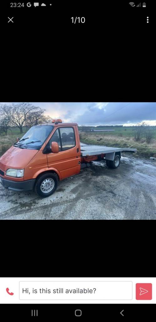 FORD TRANSIT RECOVERY. RELIABLE MONEY MAKER.